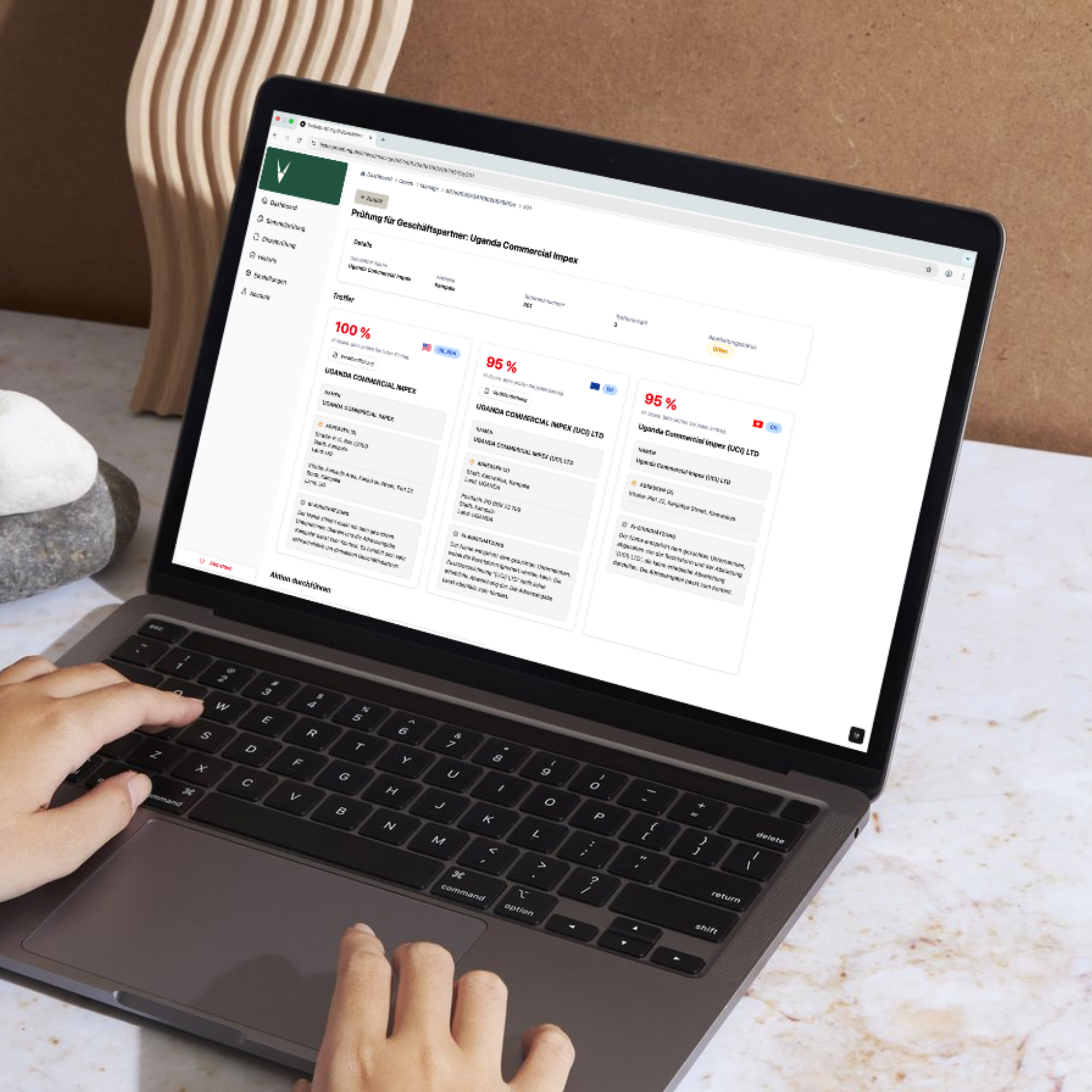 Entwicklung einer skalierbaren SaaS-Plattform zur Sanktionslistenprüfung